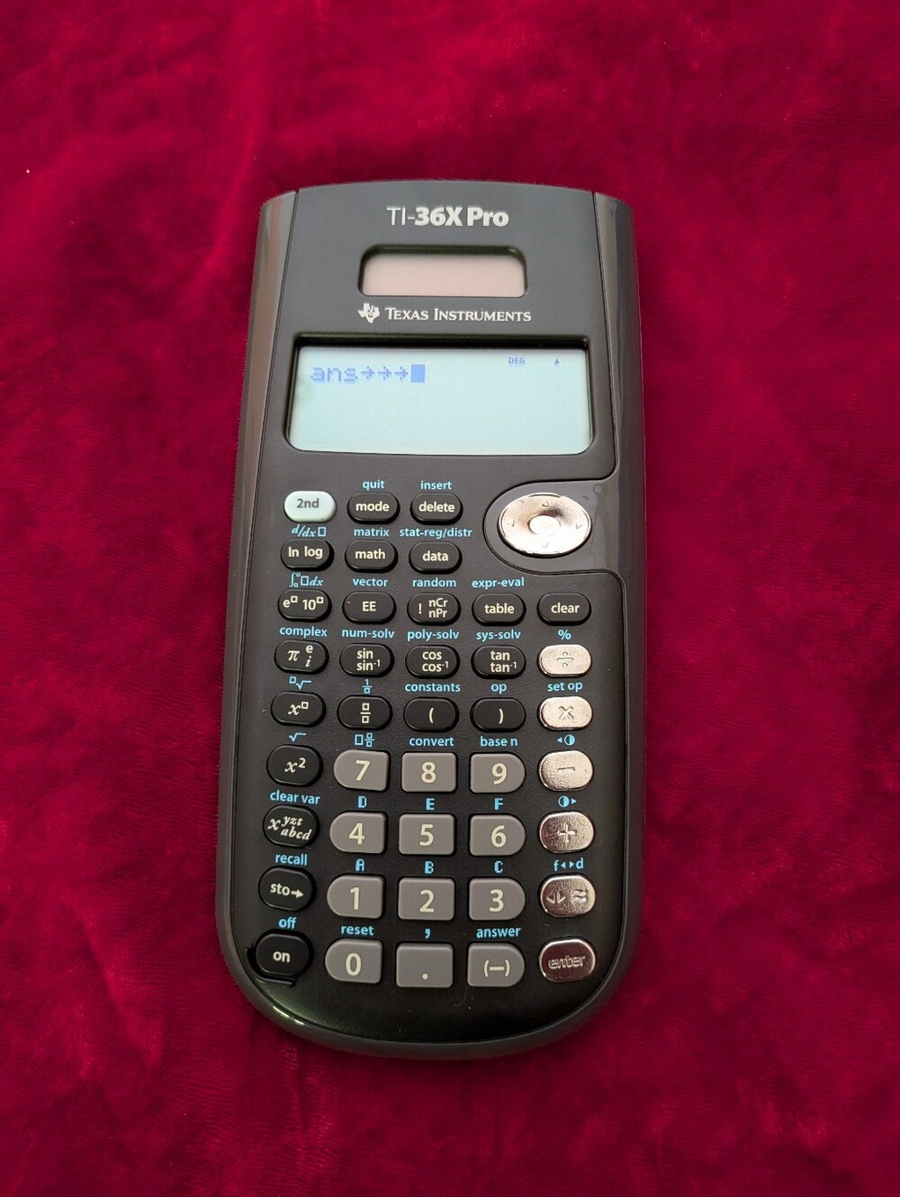 TI-36X Pro Scientific Calculator by Texas Instruments - Black
